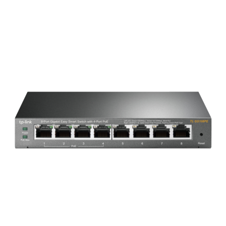 SWITCH TP LINK 8 PORT GIGA 4 PORT POE EASY SMART