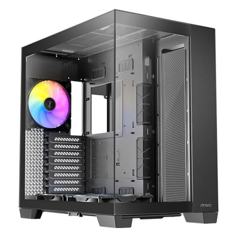 CAJA ANTEC C8 ARGB E ATX NEGRO 2XVENT 160 MM 1X140MM 2XUSB SN FUENTE