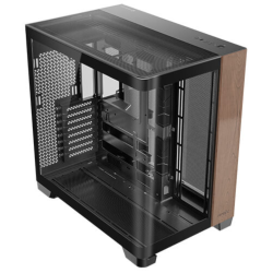 CAJA ANTEC C8 CURVE WOOD E ATX NEGRO 2XVENT 160 MM 1X140MM 2XUSB SN FUENTE