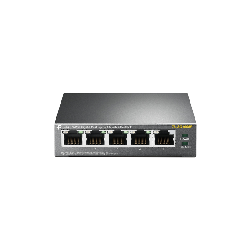 SWITCH TP LINK 5 PORT GIGA 4 POE