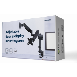 SOPORTE GEMBIRD PARA 2 PANTALLAS DE ESCRITORIO AJUSTABLE 17 32 HASTA 9 KG