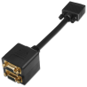 CABLE AISENS BIFURCADOR SVGA3C9 HDB15 M 2XHDB15 H ORO 20 CM