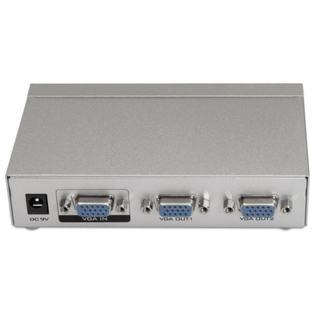 DUPLICADOR AISENS SVGA PARA 2 MONITORES CON ALIMENTACION