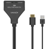 DUPLICADOR AISENS HDMI 4K30HZ 1X2 CON ALIMENTACION USB 30CM