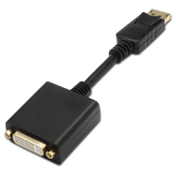 CONVERSOR AISENS DISPLAYPORT A DVI SINGLE LINK DP M DVI H 15CM