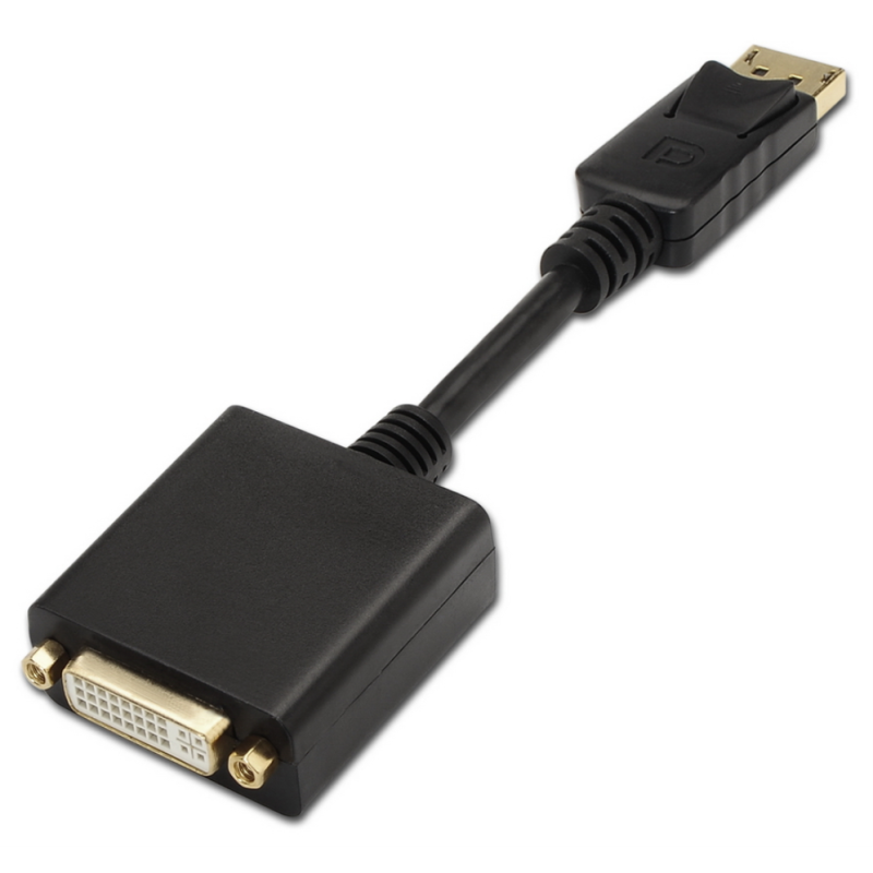 CONVERSOR AISENS DISPLAYPORT A DVI SINGLE LINK DP M DVI H 15CM