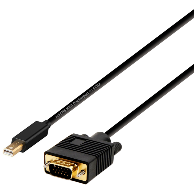 CABLE CONVERSOR AISENS MINI DISPLAYPORT A VGA NEGRO 20M