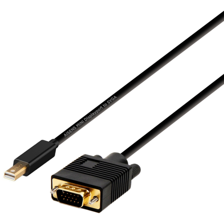 CABLE CONVERSOR AISENS MINI DISPLAYPORT A VGA NEGRO 20M