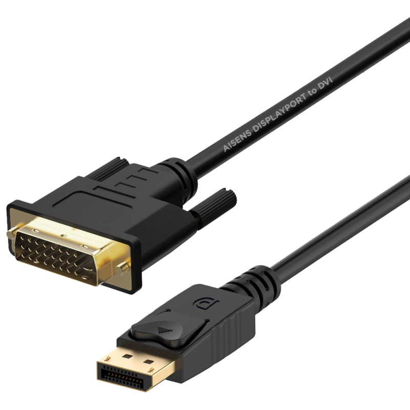 CABLE CONVERSOR AISENS DISPLAYPORT A DVI DP M DVI M NEGRO 20M