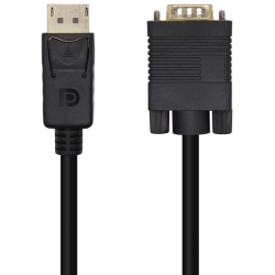 CABLE CONVERSOR AISENS DISPLAYPORT A VGA DP M VGA M NEGRO 30M