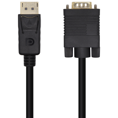 CABLE CONVERSOR AISENS DISPLAYPORT A VGA DP M VGA M NEGRO 30M