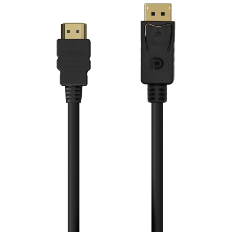 CABLE CONVERSOR AISENS DISPLAYPORT A HDMI DP M HDMI M NEGRO 05M