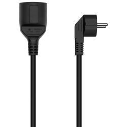 CABLE AISENS ALARGADOR ALIMENTACION SCHUKO CEE7 M CEE7 H 2mts