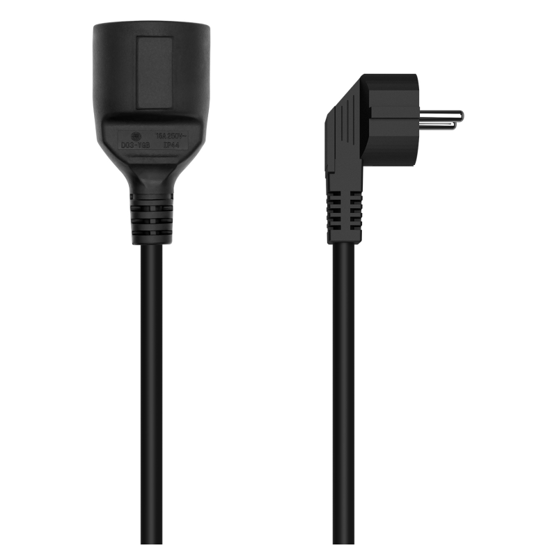 CABLE AISENS ALARGADOR ALIMENTACION SCHUKO CEE7 M CEE7 H 10mts