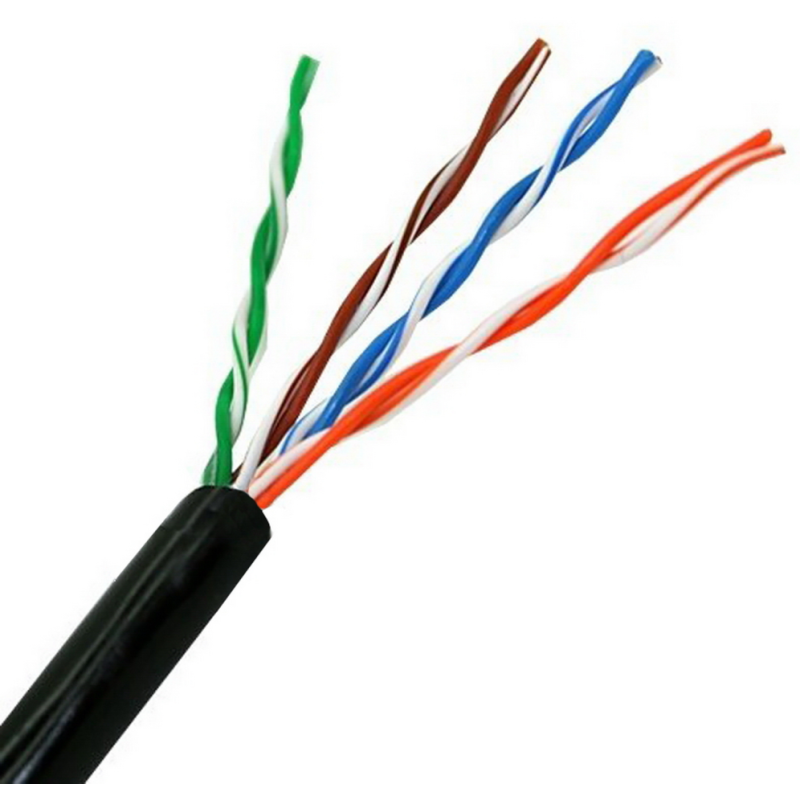 BOBINA CABLE RED AISENS EXTERIOR IMPERMEABLE RJ45 CAT5E UTP 100M RIGIDO