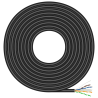 BOBINA CABLE RED AISENS EXTERIOR IMPERMEABLE RJ45 CAT6 UTP 100M CCA RIGIDO