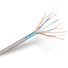 BOBINA CABLE RED AISENS RJ45 CAT6 FTP RIGIDO AWG24 GRIS 100M