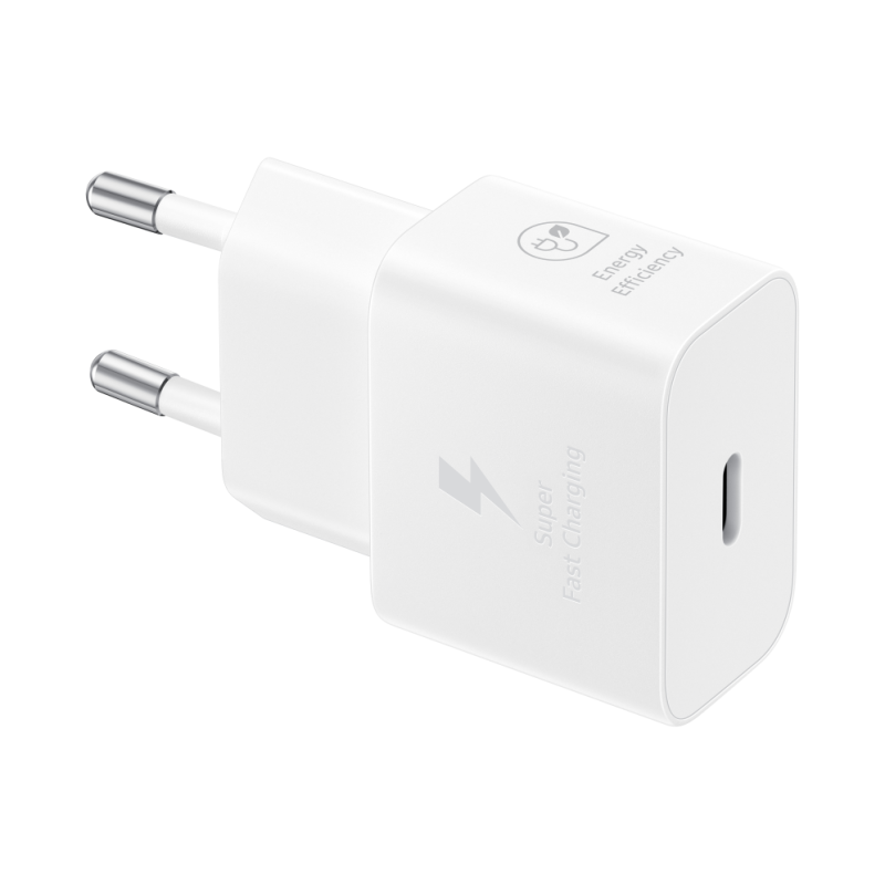 CARGADOR SAMSUNG USB C 25W GAN BLANCO CON CABLE EP T2510XWEGEU