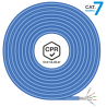 BOBINA CABLE RED AISENS RJ45 LSZH CPR DCA CAT7 SFTP AWG23 100M AZUL