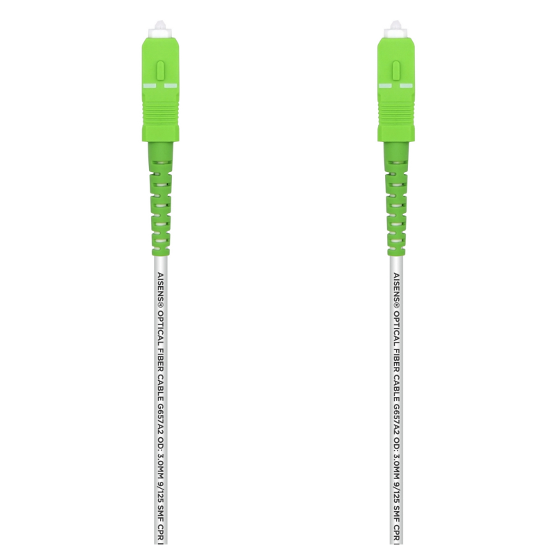 CABLE AISENS FIBRA G657A2 30 9 125 SMF SIMPLEX LSZH SC APC 30M