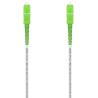 CABLE AISENS FIBRA G657A2 30 9 125 SMF SIMPLEX LSZH SC APC 30M