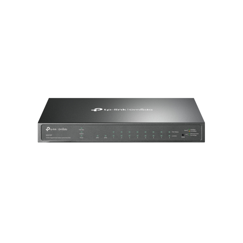 SWITCH TP LINK OMADA TL SG2210P L2 8x1G 2xSFP 61W