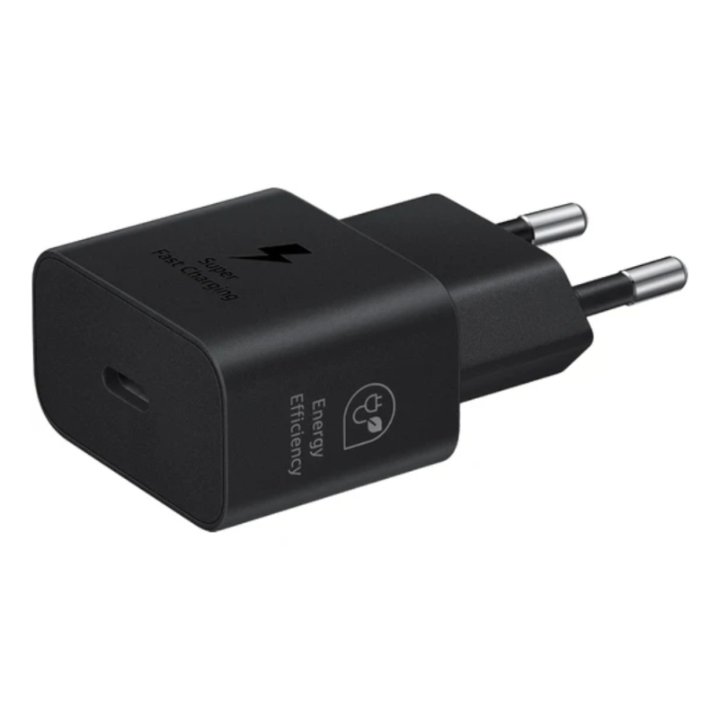 CARGADOR SAMSUNG USB C 25W GAN NEGRO SIN CABLE EP T2510NBEGWW