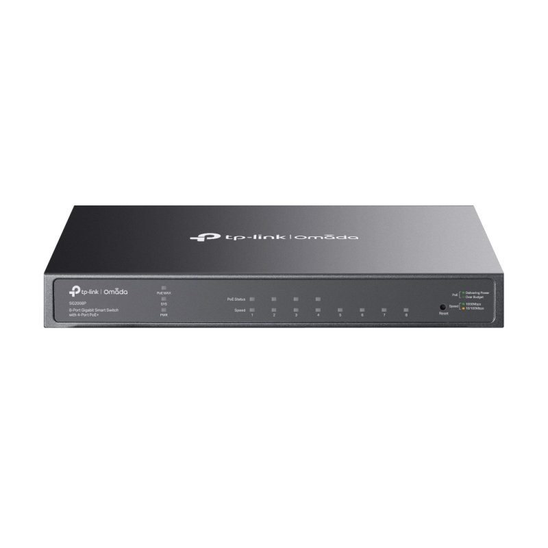 SWITCH TP LINK OMADA TL SG2008P SMART 8x1G 4xPOE 62W