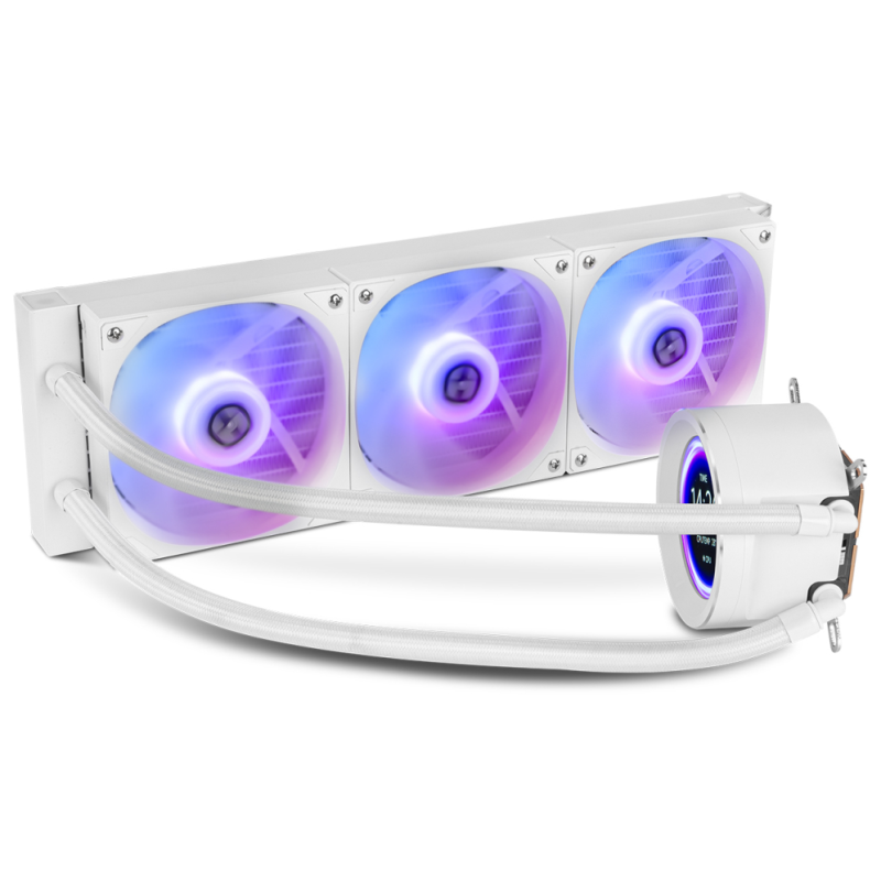 VENTILADOR NOX REFRIGERACION LIQUIDA HUMMER X 360 120MM BLANCO