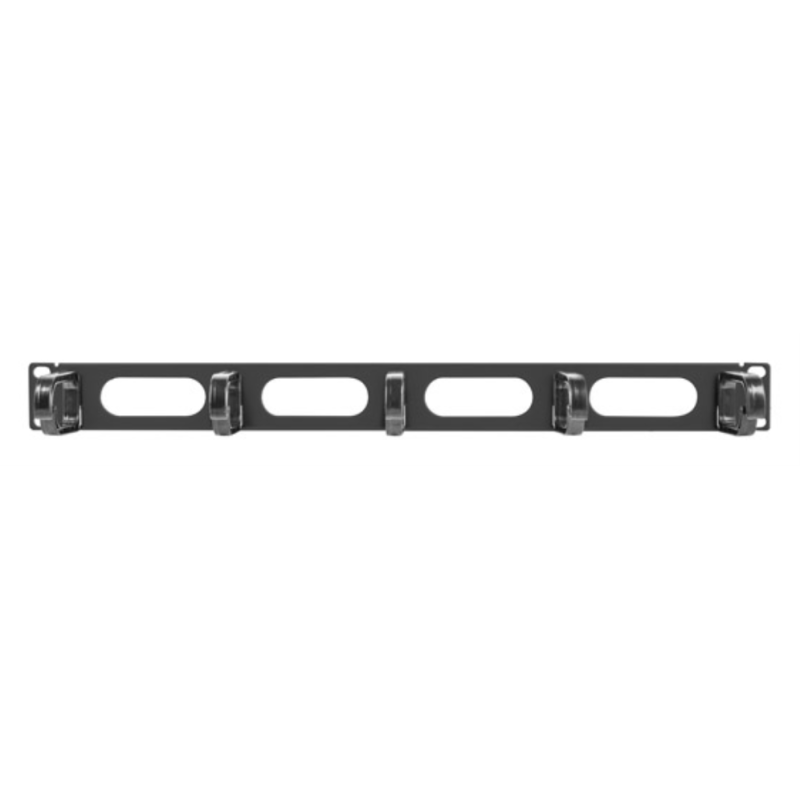 ORGANIZADOR DE CABLES LANBERG 5 ANILLAS 19 1U TIPO B NEGRO