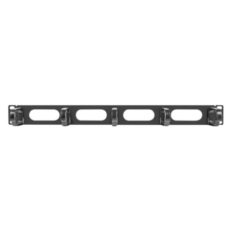 ORGANIZADOR DE CABLES LANBERG 5 ANILLAS 19 1U TIPO B NEGRO