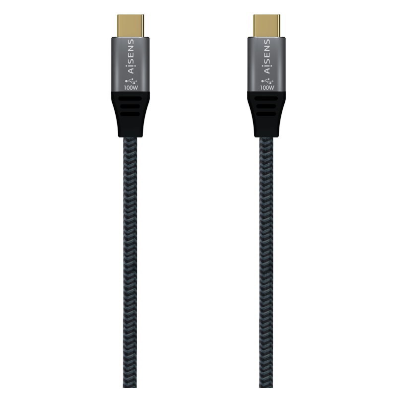 CABLE AISENS USB 20 ALUMINIO 5A 100W E MARK USB C 10M