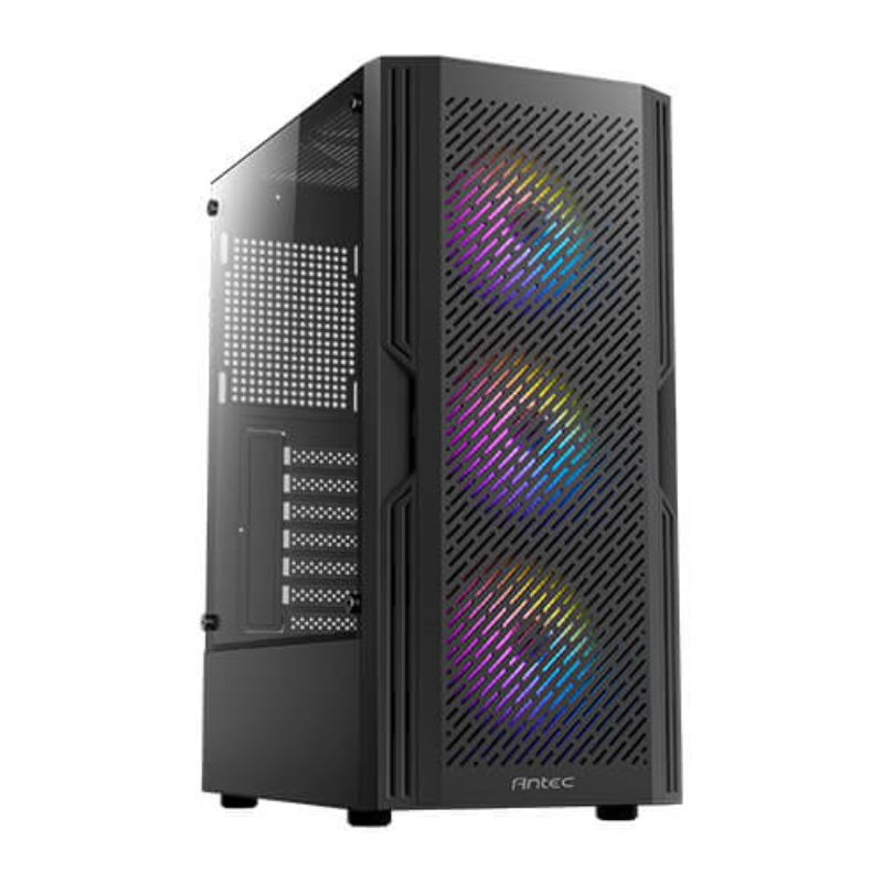 CAJA GAMING ANTEC AX20 MATX 2XUSB 20 SIN FTE NEGRO RGB