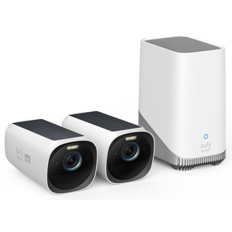 CAMARA VIGILANCIA EUFY EUFYCAM 3 21 KIT BLANCA NEGRA