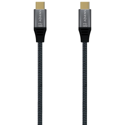 CABLE AISENS USB 32 GEN2x2 ALU 20GBPS 8K30HZ 5A 100W USB C 20M