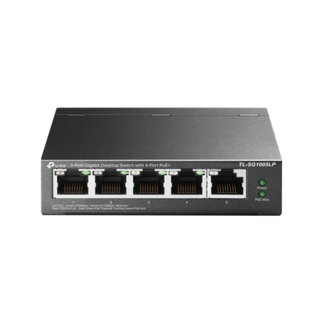 SWITCH TP LINK 5 PORT GIGABIT DESKTOP SWITCH WITH 4 PORT POE