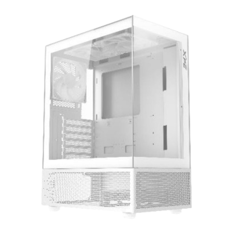 CAJA GAMING XPG INVADER X MINI ATX 1XUSB C 2XUSB SIN FUENTE ARGB BLANCO