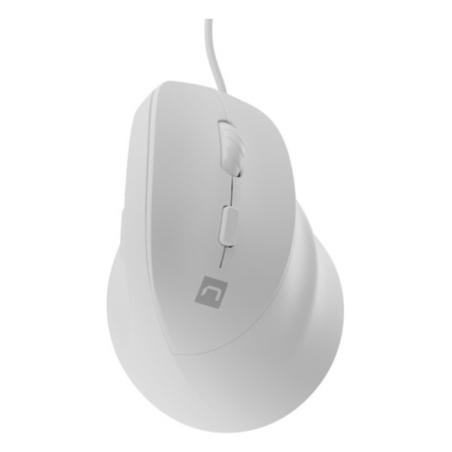 RATON NATEC CRAKE 2 PRO VERTICAL 12800 DPI OPTICO BLANCO