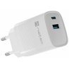 CARGADOR NATEC RIBERA GAN 30W PD30 QC30 1XUSB A 1XUSB C BLANCO