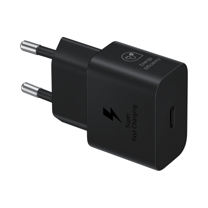 CARGADOR SAMSUNG USB C 25W GAN NEGRO CON CABLE EP T2510XBEGEU