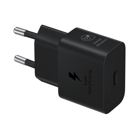 CARGADOR SAMSUNG USB C 25W GAN NEGRO CON CABLE EP T2510XBEGEU