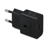 CARGADOR SAMSUNG USB C 25W GAN NEGRO CON CABLE EP T2510XBEGEU