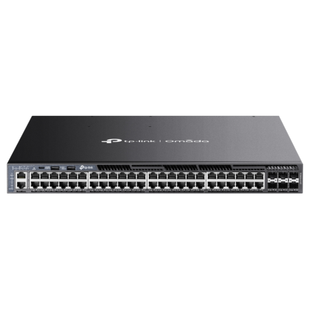 OMADA 48 PORT GIGABIT STACKABLE L3 MANAGED POE SWITCH WITH 6 10G SLOTS
