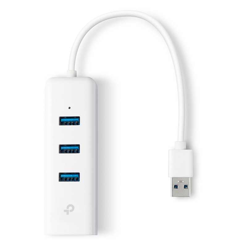 ADAPTADOR TP LINK USB 30 A ETHERNET GIGA CON 3 PORT USB 30