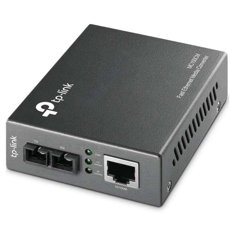 CONVERSOR MEDIOS TP LINK MC110CM MULTI MODE SC UPC RJ45 FAST 2KM