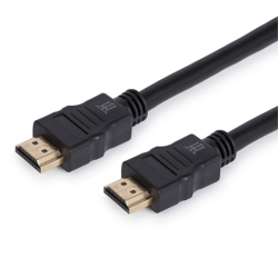 CABLE MAILLON BASIC HDMI DORADO CONECTOR HIGH SPEED BC NEGRO 30M