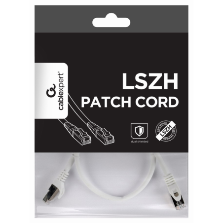 CABLE RED S FTP GEMBIRD CAT 6A LSZH BLANCO 05 M