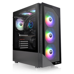 CAJA THERMALTAKE VIEW200 TG ARGB ATX 2XUSB 32 SIN FUENTE NEGRO