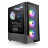 CAJA THERMALTAKE VIEW 200 TG ARGB ATX 2XUSB 32 SIN FUENTE NEGRO