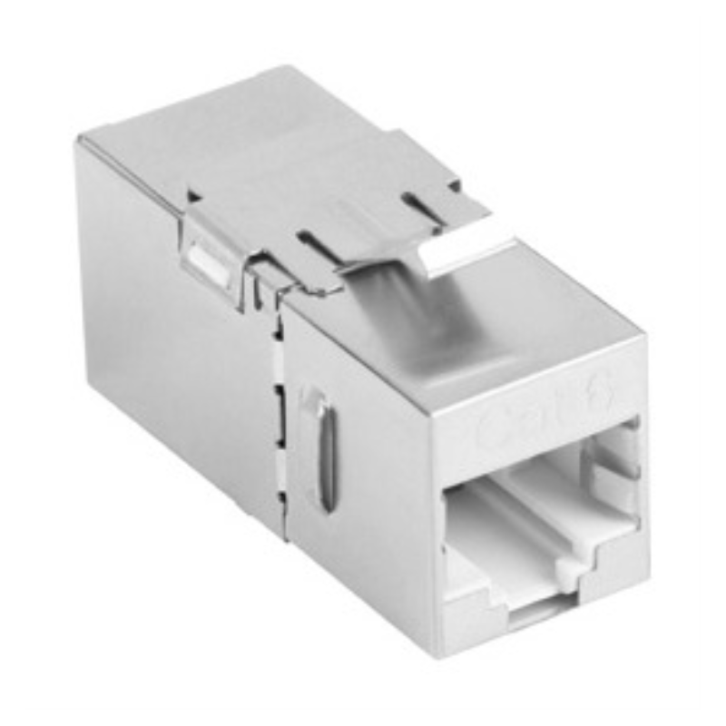 ADAPTADOR LANBERG CAT6 FTP HEMBRA THRU KEYSTONE RJ45 A RJ45 90 GRADOS